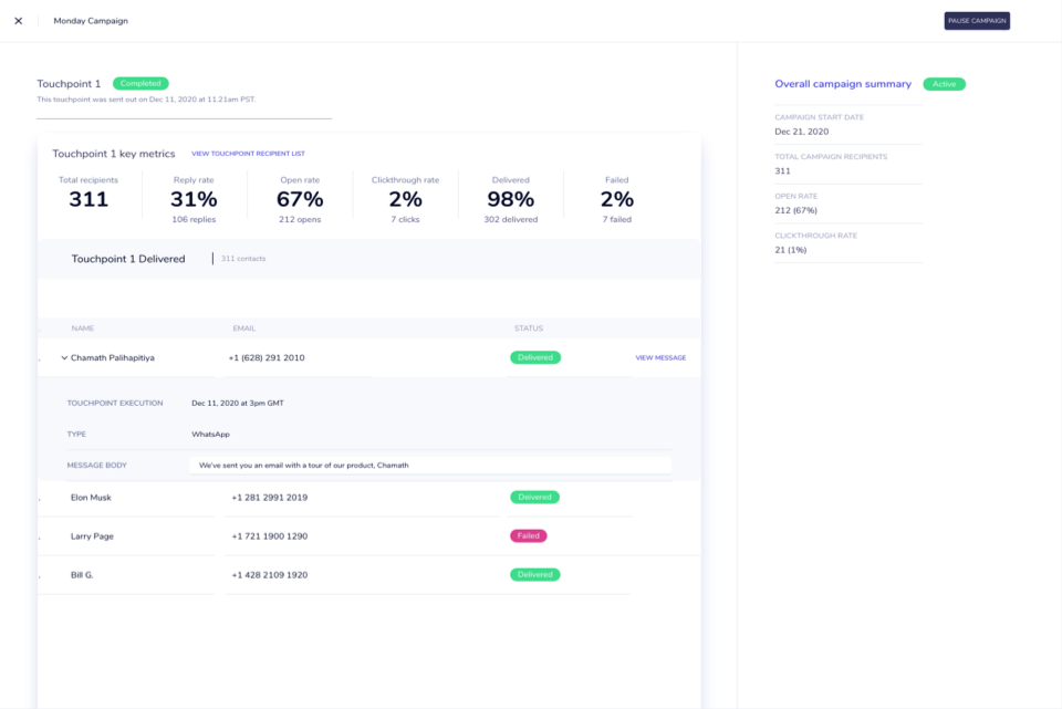 Tracking and analytics